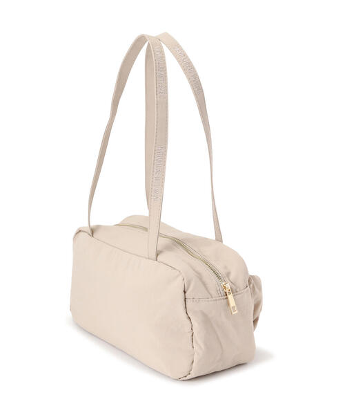 NATURAL BEAUTY BASIC（ナチュラルビューティーベーシック）の「◇ギャザリングボストン（ボストンバッグ・レディース・ブラック/ベージュ・ﾌﾘ-）」の7枚目の写真