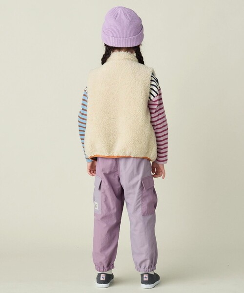 BEAMS mini(ビームスミニ)の「ナイロン カラーブロック カーゴパンツ 2024FW(90~150cm)(カーゴパンツ・キッズ・ミント/ピンク・90/100/110/120/130/140/150)」の7枚目の写真