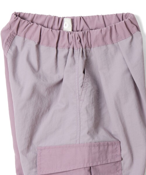 BEAMS mini(ビームスミニ)の「ナイロン カラーブロック カーゴパンツ 2024FW(90~150cm)(カーゴパンツ・キッズ・ミント/ピンク・90/100/110/120/130/140/150)」の13枚目の写真