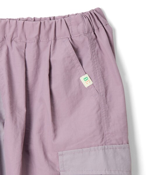 BEAMS mini(ビームスミニ)の「ナイロン カラーブロック カーゴパンツ 2024FW(90~150cm)(カーゴパンツ・キッズ・ミント/ピンク・90/100/110/120/130/140/150)」の14枚目の写真