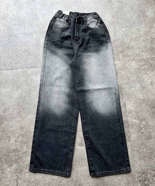 CPCM（シーピーシーエム）の「オーバーダイデニム（デニムパンツ・レディース・ブルー/ブラック・SMALL/MEDIUM）」の6枚目の写真