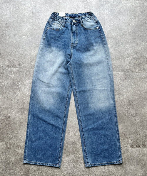 CPCM（シーピーシーエム）の「オーバーダイデニム（デニムパンツ・レディース・ブルー/ブラック・SMALL/MEDIUM）」の12枚目の写真