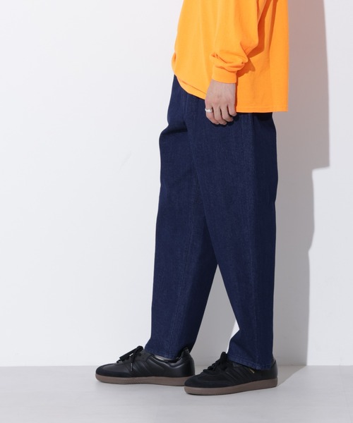 Apo(s)ture(アポスチャー)の「JOHAN-001/デニムテーパードパンツ(デニムパンツ・メンズ・ネイビー/ブラック・XS/S/M/L/XL)」の10枚目の写真