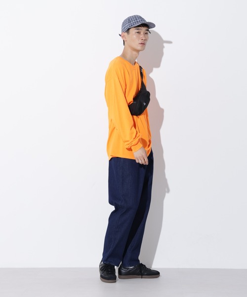 Apo(s)ture(アポスチャー)の「JOHAN-001/デニムテーパードパンツ(デニムパンツ・メンズ・ネイビー/ブラック・XS/S/M/L/XL)」の14枚目の写真