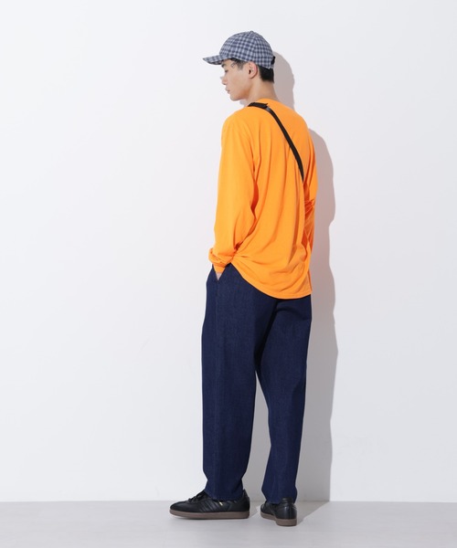 Apo(s)ture(アポスチャー)の「JOHAN-001/デニムテーパードパンツ(デニムパンツ・メンズ・ネイビー/ブラック・XS/S/M/L/XL)」の15枚目の写真
