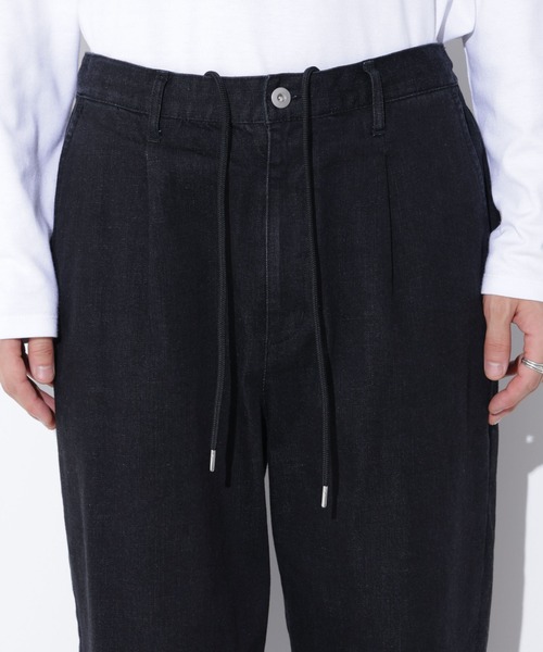 Apo(s)ture(アポスチャー)の「JOHAN-001/デニムテーパードパンツ(デニムパンツ・メンズ・ネイビー/ブラック・XS/S/M/L/XL)」の21枚目の写真