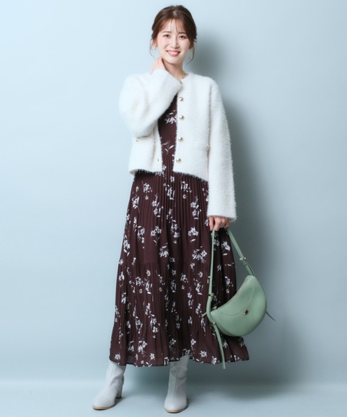 JUSGLITTY（ジャスグリッティー）の「ラメシャギーニットジャケット