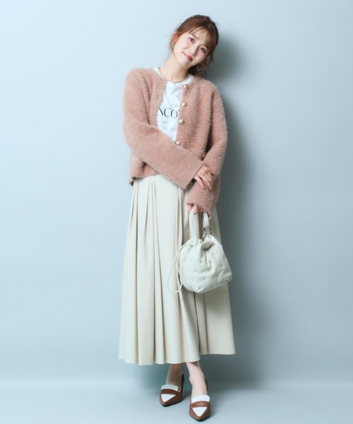 JUSGLITTY（ジャスグリッティー）の「ラメシャギーニットジャケット