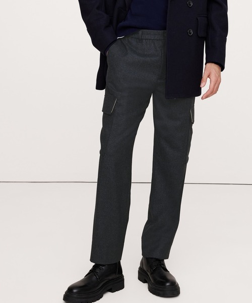 【セール】テーパード イタリアン フランネル プルオン カーゴパンツ（カーゴパンツ）｜BANANA REPUBLIC（バナナリパブリック）