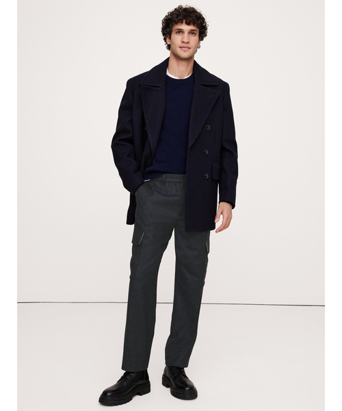 Banana Republic(バナナリパブリック)の「テーパード イタリアン フランネル プルオン カーゴパンツ(カーゴパンツ・メンズ・グレー/ネイビー・30W/28W/29W/34W/32W/31W/33W)」の10枚目の写真