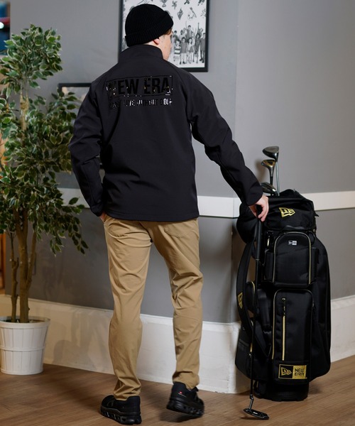 NEW ERA(ニューエラ)の「NEW ERA GOLF/ニューエラ ゴルフ 防水ジャケット バックプリント ストレッチ 14326436(その他アウター・メンズ・ブラック・M/L/XL/2XL)」の10枚目の写真