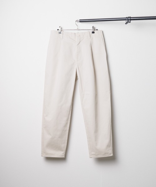 UNIVERSAL OVERALL(ユニバーサルオーバーオール)の「★UNIVERSAL OVERALL★T/C TUCK TAPERED(チノパンツ・メンズ・モカ/アイボリー/ブラック/ベージュ/ブラウン・28inch/30inch/32inch/34inch/36inch/30 inch)」の13枚目の写真