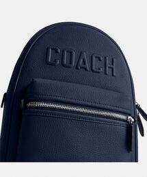 【新品】Coachウエストポーチ　チャーター CP126 ブラック COACH（コーチ）の「チャーター パック・シグネチャー デニム