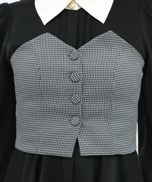 an another angelus（アンアナザーアンジェラス）の「【セットアップ対応/2サイズ展開】ミニチェックビスチェ/ananotherangelus（キャミソール・レディース・ブラウン/ブラック×グレー・2/1）」の22枚目の写真