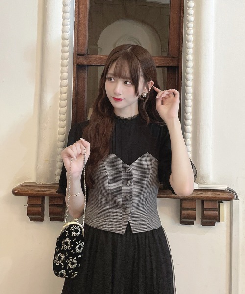 GOLDFISHスリーブブラウス anoteredition Another Edition GOLDFISH