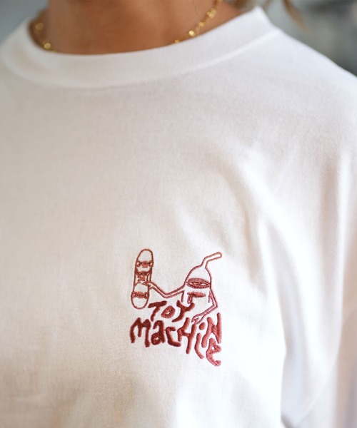 TOY　MACHINE（トイ　マシーン）の「【ムラサキスポーツ限定】TOY MACHINE/トイマシーン ロンT バックプリント MTMFELT14（Tシャツ/カットソー・レディース・ブラック/カーキ/ホワイト・M/L）」の11枚目の写真