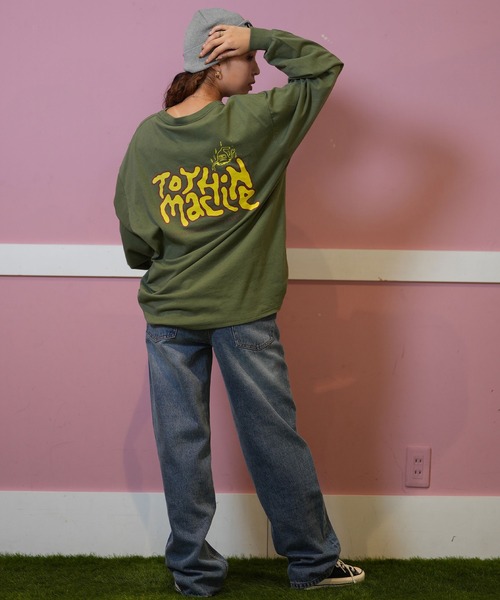 TOY　MACHINE（トイ　マシーン）の「【ムラサキスポーツ限定】TOY MACHINE/トイマシーン ロンT バックプリント MTMFELT14（Tシャツ/カットソー・レディース・ブラック/カーキ/ホワイト・M/L）」の17枚目の写真