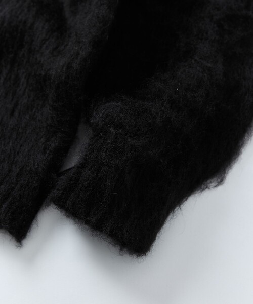 FREAK'S STORE（フリークスストア）の「限定展開 リラックスフィット クルーネック シャギーニット（ニット/セーター・メンズ・チャコールグレー/ブラック/ネイビー/ブラウン/レッド/オリーブ/サックスブルー・SMALL/MEDIUM/LARGE）」の12枚目の写真