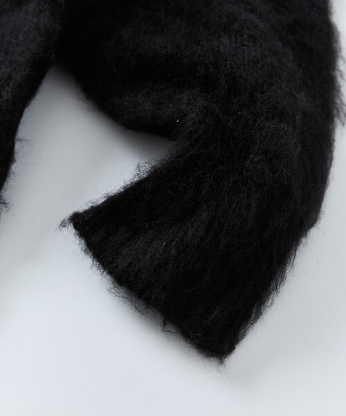 FREAK'S STORE（フリークスストア）の「限定展開 リラックスフィット クルーネック シャギーニット（ニット/セーター・メンズ・チャコールグレー/ブラック/ネイビー/ブラウン/レッド/オリーブ/サックスブルー・SMALL/MEDIUM/LARGE）」の13枚目の写真