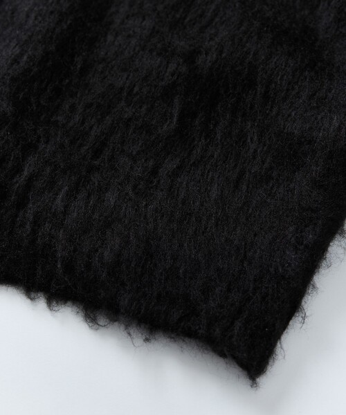 FREAK'S STORE（フリークスストア）の「限定展開 リラックスフィット クルーネック シャギーニット（ニット/セーター・メンズ・チャコールグレー/ブラック/ネイビー/ブラウン/レッド/オリーブ/サックスブルー・SMALL/MEDIUM/LARGE）」の14枚目の写真