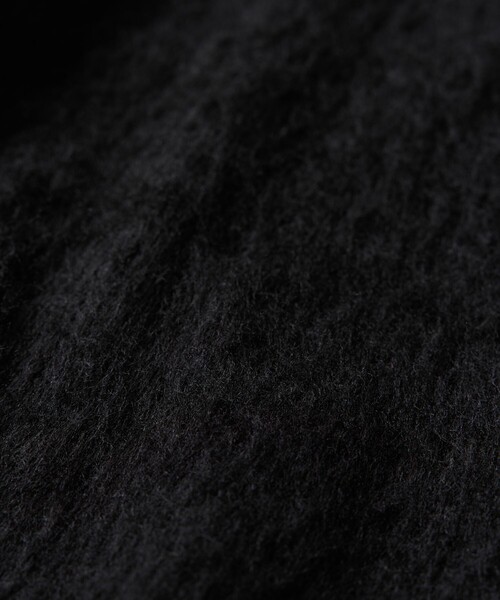 FREAK'S STORE（フリークスストア）の「限定展開 リラックスフィット クルーネック シャギーニット（ニット/セーター・メンズ・チャコールグレー/ブラック/ネイビー/ブラウン/レッド/オリーブ/サックスブルー・SMALL/MEDIUM/LARGE）」の15枚目の写真