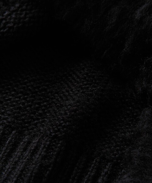 FREAK'S STORE（フリークスストア）の「限定展開 リラックスフィット クルーネック シャギーニット（ニット/セーター・メンズ・チャコールグレー/ブラック/ネイビー/ブラウン/レッド/オリーブ/サックスブルー・SMALL/MEDIUM/LARGE）」の17枚目の写真