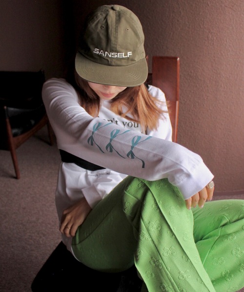 SANSeLF（サンセルフ）の「Se SANSeLFロゴキャップ【SANSeLF】sana24a008（キャップ・レディース・ブラック/カーキ・FREE）」の5枚目の写真