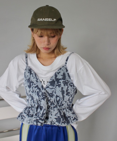 SANSeLF（サンセルフ）の「Se SANSeLFロゴキャップ【SANSeLF】sana24a008（キャップ・レディース・ブラック/カーキ・FREE）」の10枚目の写真