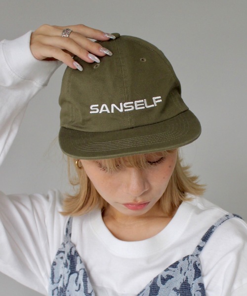 SANSeLF（サンセルフ）の「Se SANSeLFロゴキャップ【SANSeLF】sana24a008（キャップ・レディース・ブラック/カーキ・FREE）」の16枚目の写真