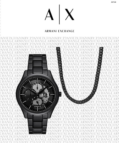 ARMANI EXCHANGE(アルマーニエクスチェンジ)の「アルマーニ・エクスチェンジ 腕時計 メンズ アナログ ステンレス AX7160SET(アナログ腕時計・メンズ・ブラック・FREE)」の13枚目の写真