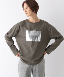 LEPSIM | 箔プリントロンT　144351(Tシャツ/カットソー)