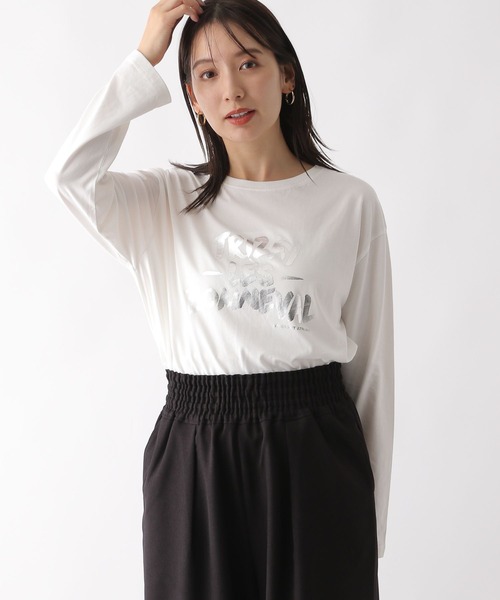 【6/30限定 9500→8500】レフレム 発泡プリント カットソー Tシャツ REFLEM/レフレム』ラバープリントTシャツ/ハーフスリーブ