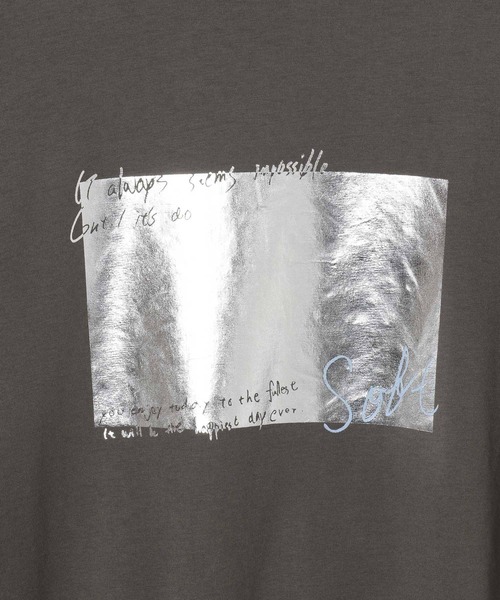 その他 S LEPSIM tシャツ 箔プリントロンT 144351 レディース : ZOZOTOWN