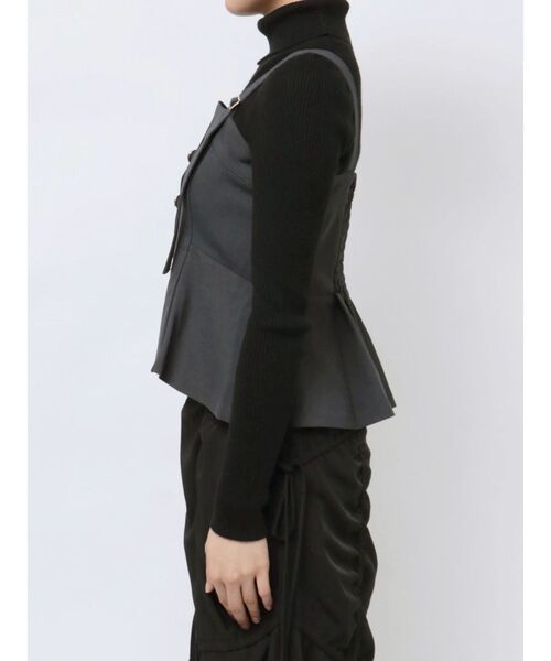 dazzlin（ダズリン）の「ベアキャミビスチェ（キャミソール・レディース・チャコールグレー/キャメル・FREE）」の21枚目の写真