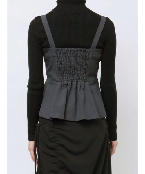 dazzlin（ダズリン）の「ベアキャミビスチェ（キャミソール・レディース・チャコールグレー/キャメル・FREE）」の22枚目の写真