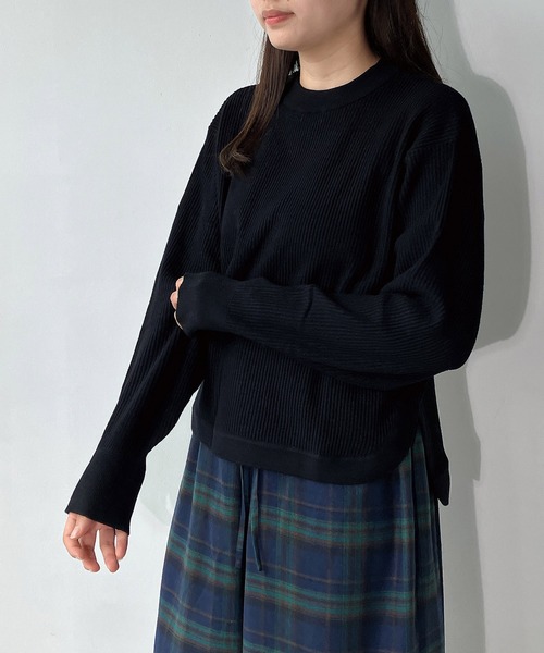 セール】◇もちもちちびリブニットプルオーバー（ニット/セーター