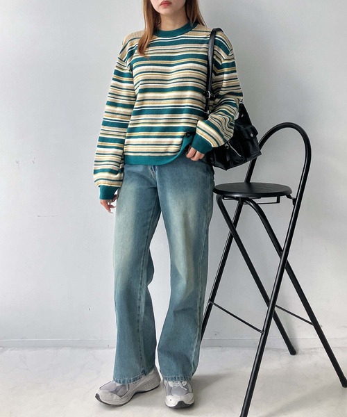 アルチビオ　◆　ウール混リブニットプルオーバー　新品未使用 ARCHIVIO アルチビオ フード付リブニットセーター ウール混 ホワイト系