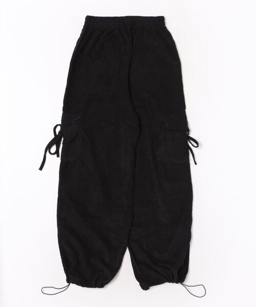 H.TOKYO(エイチトウキョウ)の「H.TOKYO × mimi / サイドリボン カーゴパンツ(カーゴパンツ・レディース・モカ/ブラック/ベージュ・FREE)」の4枚目の写真