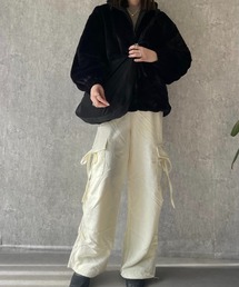 H.TOKYO（エイチトウキョウ）の「H.TOKYO × mimi / サイドリボン カーゴパンツ（カーゴパンツ）」