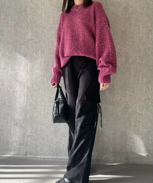 H.TOKYO(エイチトウキョウ)の「H.TOKYO × mimi / サイドリボン カーゴパンツ(カーゴパンツ・レディース・モカ/ブラック/ベージュ・FREE)」の18枚目の写真