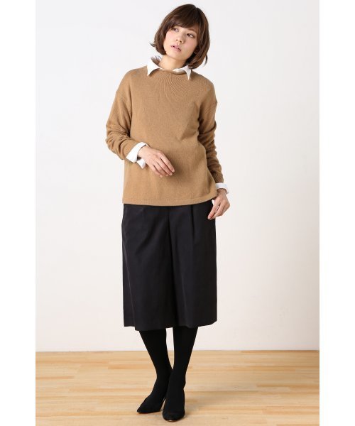 La TOTALITE（ラトータリテ）の「カシミヤコン テントラインプルオーバー◆（ニット/セーター・レディース・グレー/ブラック/ブラウン・FREE）」の6枚目の写真