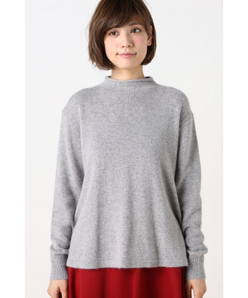 La TOTALITE（ラトータリテ）の「カシミヤコン テントラインプルオーバー◆（ニット/セーター・レディース・グレー/ブラック/ブラウン・FREE）」の7枚目の写真