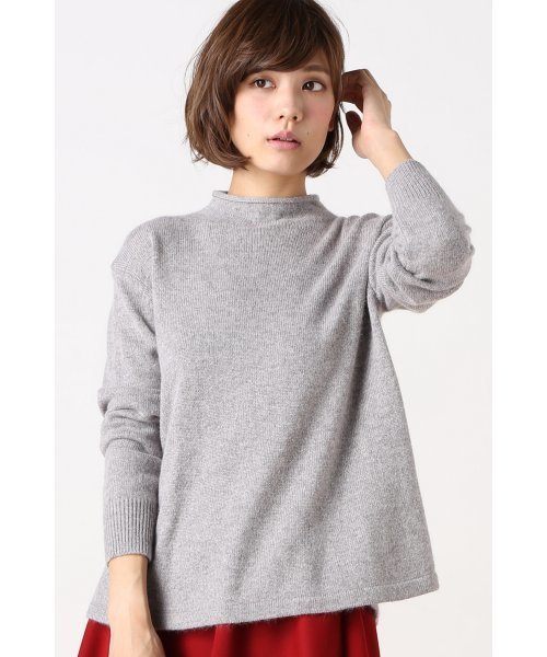 La TOTALITE（ラトータリテ）の「カシミヤコン テントラインプルオーバー◆（ニット/セーター・レディース・グレー/ブラック/ブラウン・FREE）」の15枚目の写真