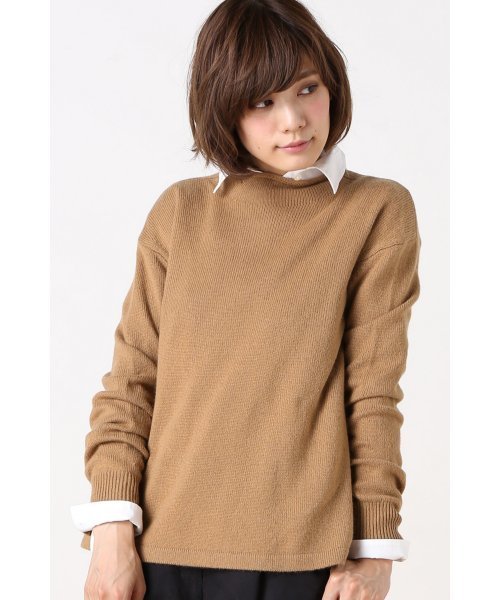 La TOTALITE（ラトータリテ）の「カシミヤコン テントラインプルオーバー◆（ニット/セーター・レディース・グレー/ブラック/ブラウン・FREE）」の16枚目の写真