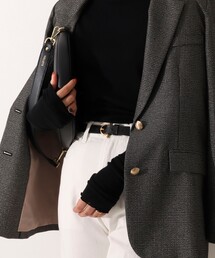 NOLLEY’S | ラウンドボールバックルベルト made in Italy(ベルト)