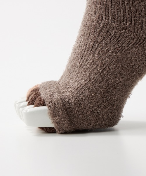 GUNZE（グンゼ）の「UCHI-COLLE/ウチコレ ナイトレッグウェア 着圧ソックス　足指クッション ハイソックス（ソックス/靴下・レディース・ブラウン/チャコールグレー/ライトピンク・23-25）」の8枚目の写真