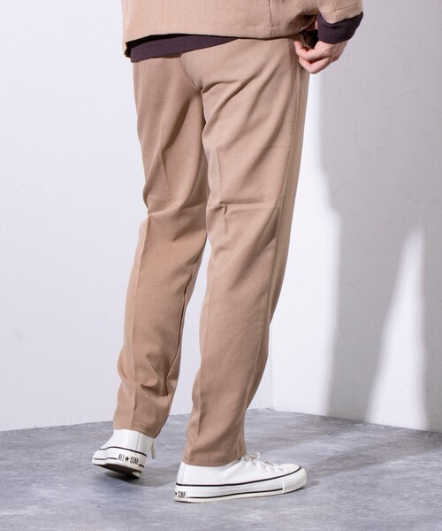 GLOSTER(グロスター)の「【ビジカジ対応】【GLOSTER/グロスター】WOOLLIKE ウールライク イージーパンツ(その他パンツ・メンズ・ブラック/ベージュ/ネイビー/グレー・M/L/S)」の8枚目の写真