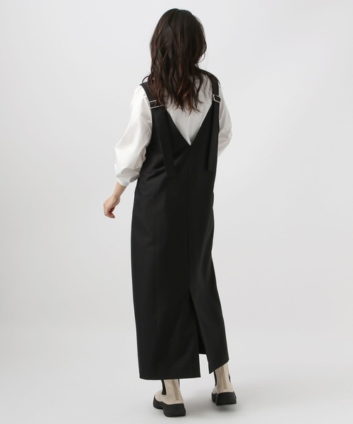 【セール】Vネックジャンパースカート（ジャンパースカート）｜BAYFLOW（ベイフロー）