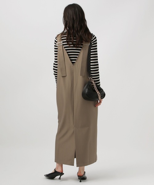 【セール】Vネックジャンパースカート（ジャンパースカート）｜BAYFLOW（ベイフロー）