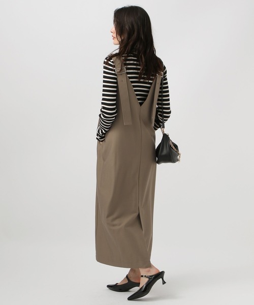 【セール】Vネックジャンパースカート（ジャンパースカート）｜BAYFLOW（ベイフロー）